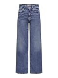 ONLY Damen ONLMADISON BLUSH HW WIDE DNM CRO372 NOOS, Medium Blue Denim, L 30L EU