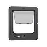 Mikrochip-Katzentür – Fernbedienung Haustiertüren, einfach zu installierende Haustiertüren |...