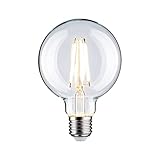 Paulmann 28970 LED Lampe Globe Filament G95 9W Klassik 1055lm Leuchtmittel dimmbar Klar 2700K...