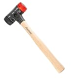 Wiha Schonhammer Safety mittelweich und hart (26612) I Gummihammer mit hochwertigem Hickory...