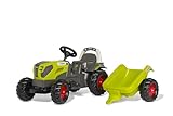 Rolly Toys rollyKid CLAAS AXOS 240 Trettraktor mit Anhänger (für Kinder von 2,5-5 Jahre,...
