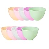 VILLFUL 10 Stück pack Selbstgemacht Gesichtsmaskenschalen aus Langlebigem Silikon Anti Tropf...