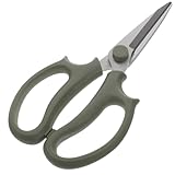 VALICLUD Edelstahl Blumenschere mit Spitzem Kopf Rutschfester Griff Tragbare Gartenschere für...