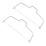Warmhm 2 STÜCK Edelstahl Kuchen Toastschneider Höhenverstellbarer Doppeldraht Tortenbodenteiler...