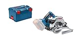 Bosch Professional 18V System Akku Kreissäge GKS 18V-57 G (Sägeblatt-Ø: 165mm, Schnitttiefe: 57...