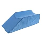 pistro Premium Schaumstoff-Beinauflage, mit waschbarem Bezug, Stütz- und Erhöhungskissen, Blau