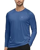 Tyhengta UV-Schutz T-Shirt Herren Schnell Trocknende Strand Schwimmhemden Sommer Langarm Shirt...