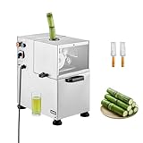 VEVOR kommerzieller Zuckerrohr-Entsafter, 800 W elektrischer Zuckerrohr-Entsafter mit 300 kg/h hoher...