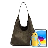 Generisch Handtaschen Für Damen | Mattierte Retro Handtasche Geldbörse,Einkaufstasche | Für...