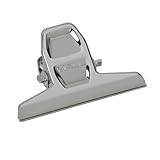 MAUL Papierklemmer MAULpro aus Metall (2 Stück) | Klemmer mit breitem Verschlussclip 5,5 cm und...