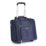 Amazon Basics Koffer Zur Aufbewahrung Unter Dem Sitz, Marineblau, 35.3 cm x 25.2 cm x 38.5 cm