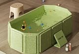 Faltbare Badewanne Baby, Große Kinderbadewanne, Baby Badewanne Faltbare, Tragbare Faltbare...