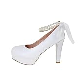 Mary Janes Pumps Damen Hallux Valgus Tanzschuhe Orthopädische Halbschuhe Blockabsatz Geschlossener...