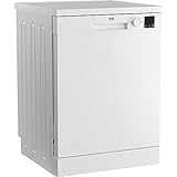 Beko DFN04321W b100 Freistehender Geschirrspüler 60 cm, 13 Maßgedecke, unterbaufähig, Halbe...