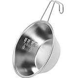 Camping Cup Bowl – Zusammenklappbare Tasse und Schüssel, kompaktes Campinggläser-Set |...