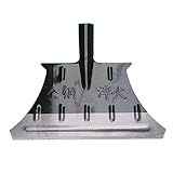 Schneeschaufel Professional - 33,8 cm flacher Gartenschaber, robuste Schneeschaufel zur effektiven...