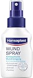 Hansaplast Wundspray (50 ml), zur antiseptischen Wundreinigung durch mechanische Spülung, Spray...