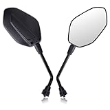Cretassion 2 Stück Motorrad Spiegel E9-geprüft, Drehbarer Motorrad Rückspiegel, Roller Spiegel M8...