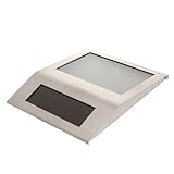 NOLITOY Solar Beleuchtete Hausnummer aus Wetterfeste Solar Türnummer mit LED Kabellose...