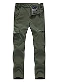 donhobo Damen Wanderhose Outdoorhose Wasserdicht Softshellhose Winddicht Winter Warm Gefüttert...