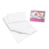 Baby Comfort 2-teiliges Bettdecken- und Flachkissen-Set für Babybett, Kinderwagen, 100% Polycotton...