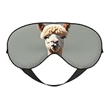 FUBUKIOF Alpaka Avatar Weiche Augenmaske, Unisex, bequem und atmungsaktiv, geeignet für die...