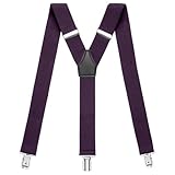 Sencillo Damen Hosenträger mit schonenden Clips Y-Form