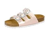 Lico BIOLINE KIDS SHINE Mädchen Pantoletten, Rosa, 30 EU