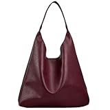 TIAASTAP Groß Handtasche für Damen Weiche Leder Tote Bag Shopper Tasche Damen Schultertasche Hobo...