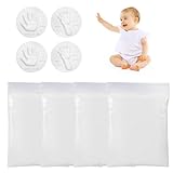 Set für Gipsabdruck Baby Hand und Fuß, Fußabdrücke und Handabdrücke des Babys, aus Ton,...