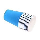 Veemoon 100 Stück -Pappbecher bunt Kinderbecher Kleinkinder Farbbecher Kunst- und Bastelset aus...