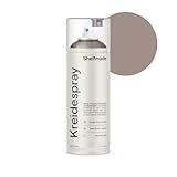 shelfmade Kreidespray braun - hochwertiges Kreidefarbe Spray in braun - matte chalk Sprayfarben -...