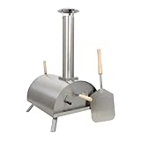 Outdoor-Tisch-Pizzaofen, Smoker, Grill, Arbeitsplatte, Gartenofen, Herd, tragbarer Grill, Edelstahl,...