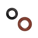 ERIHJOX Satz mit 2 Öldichtungen passend for M120X Luftkissenmäher Kurbelwelle vorne & hinten...