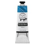 Tusc & Pine Künstler-Ölfarbe - Cerulean Blue, 150 ml, vergilbungsfrei, reichhaltige und cremige...
