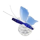 Elegante Schmetterlings-Glasornament, einzigartiger K9 für Kristall-Briefbeschwerer für Hochzeiten...