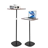 DFENG Stehpult Höhenverstellbar Schreibtisch Mobiler Stehtisch mit 46–120cm Laptop Ständer,...