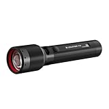 Ledlenser P6R wiederaufladbare LED Taschenlampe, 1600 Lumen, 320m Fokus, USB-C, IP68 wasserdicht, 60...