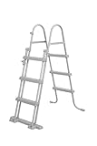 Bestway Sicherheitsleiter 107 cm, Grau