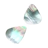 Mobestech 2 Stück Gitarren plektren aus Robustem Stein und Langlebig Spitz Zulaufend für Präzisen...