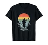 Kajak Vintage Horizont Motiv Geschenk T-Shirt