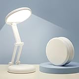 One Fire LED Tischlampe Kabellos LED Lampe Batteriebetrieben, Leselampe Faltbar & Tragbar,...