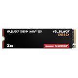 WD_BLACK SN850X NVMe SSD 2 TB interne SSD (Gaming Speicher, PCIe Gen4-Technologie, Lesen 7.300 MB/s,...