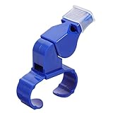 Ciieeo Trillerpfeife mit Ring Laute Sportpfeife aus Abs Tragbare Sicherheits und Rettungspfeife für...