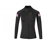 UALXPAO Surfbekleidung für Frauen Damen Neoprenanzug Hemd/Hose 1,5 mm Neoprenanzüge Langarm Top...