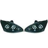 Scheinwerfer Set Focus I DAW DFW DNW Bj. 98-01 Angel Eyes klar/schwarz