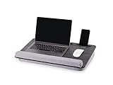 Vigo Wood Laptoptisch - Laptop Unterlage Ständer bis zu 17,3 Zoll - Kissen Tablett für Bequeme...
