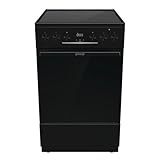 Gorenje GECS5C70BPA Elektro-Standherd mit Glaskeramik-Kochfeld /50cm/70...