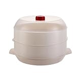 Lebensmittelecht, Doppelschicht-Dampfgarer, Mikrowellenzubehör Dampfgarer Ravioli Reis Fisch...