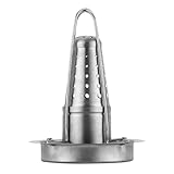 NUOBESTY Edelstahl Hähnchenbräter Grillrost Kippsicherer Geflügelhalter Abnehmbar Leicht zu...